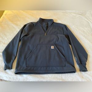 Carhartt Original Fit Quarter Zip Sweatshirt size Large